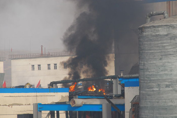 山西榆社化工厂爆炸已致4名工人死亡