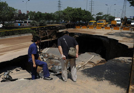  Sinkholes on Sinkholes A Growing Problem In Urban Areas  Say Experts