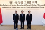 中日韩同意努力促成三国首脑会谈