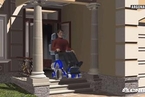 强大的新型电动轮椅