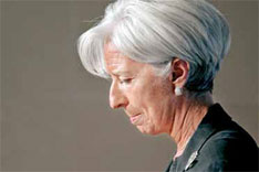 国际货币基金组织(IMF)总裁拉加德敦促欧洲决策者挽救欧元，包括形成银行联盟。
