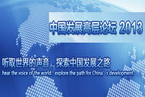 中国发展高层论坛2013