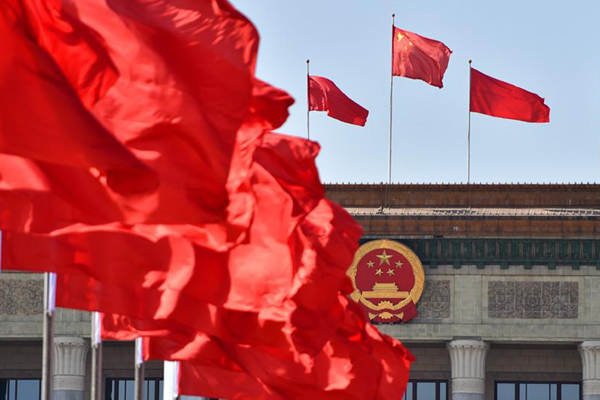 The National People’s Congress, China’s legislature, is expected to approve on Saturday a sweeping plan to shake up the government. Photo: VCG