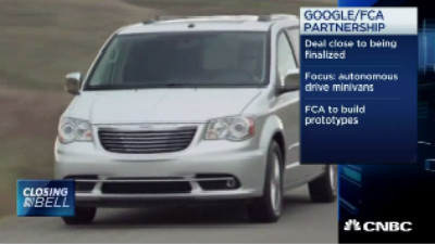 谷歌将与菲亚特合作开发无人驾驶小型货车