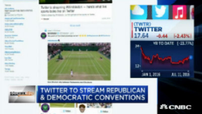 Twitter将直播美国两党全国代表大会