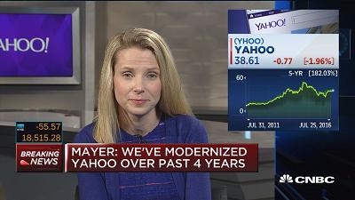 梅耶尔谈出售雅虎核心资产：为股东释放价值