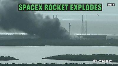 SpaceX火箭爆炸 Facebook首颗互联网卫星被摧毁