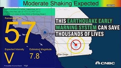 加州“地震预警系统”或可救百万人生命