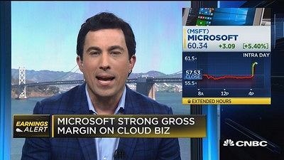 微软财报超预期 商业云业务增长强劲 