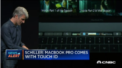 苹果发布新Macbook Pro  增加触控条设计