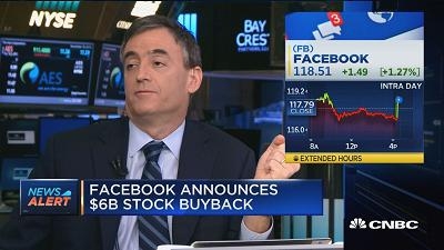 Facebook将回购60亿美元股票 首席会计官辞职