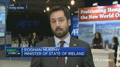 爱尔兰金融部长：爱尔兰可以成为英国脱欧后的金融服务替代国