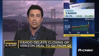 雅虎盈利超预期 向Verizon出售核心业务推迟至二季度