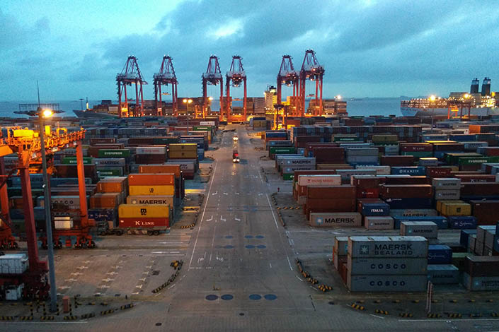 Yangshan port in Shanghai is pictured on June 13, 2015. Photo: Visual China