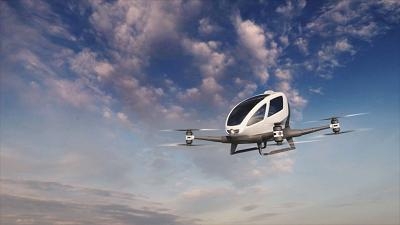 中国制造无人驾驶飞机替代迪拜出租车
