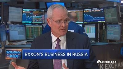 埃克森美孚CEO：蒂勒森对俄政策不会卷入个人立场