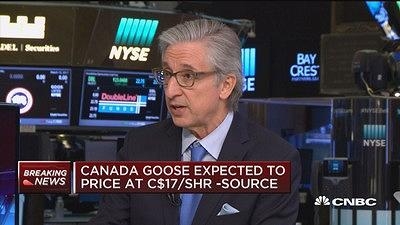 加拿大鹅IPO定价或为每股17加元