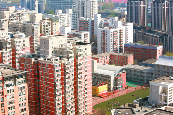 The Wudaokou area of Beijing's Haidian district is one part of the capital that has seen skyrocketing property prices as parents try to buy homes in neighborhoods that meet the residency requirements of the best schools. Photo: Visual China