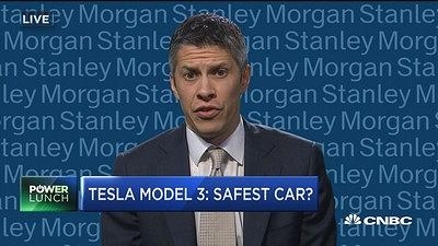 摩根士丹利：消费者将关注特斯拉的安全优势