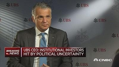 瑞银CEO：投资者信心较强 静待特朗普政策落地