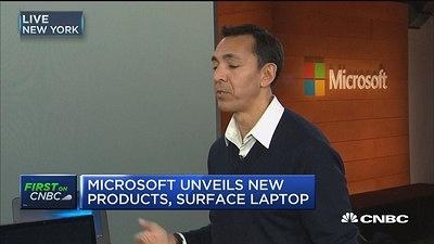 微软发布笔记本电脑Surface Laptop