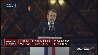 马克龙赢得法国总统大选