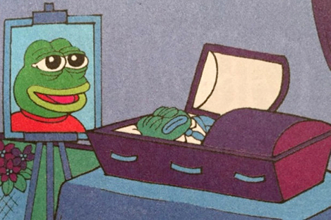 饱受种族主义困扰 “佩佩蛙”迎来葬礼