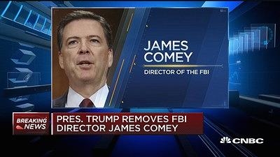 特朗普宣布解除FBI局长科米职务