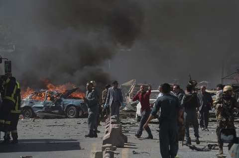 阿富汗首都喀布尔发生巨大爆炸 约400人伤亡