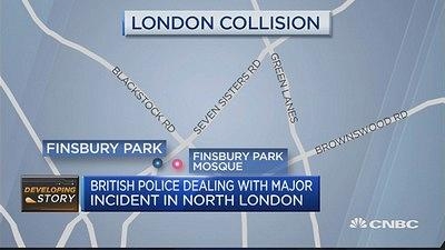 伦敦发生货车撞人事件致多人受伤 认定为潜在恐袭