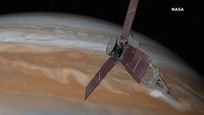 NASA航天器首次飞跃木星眼