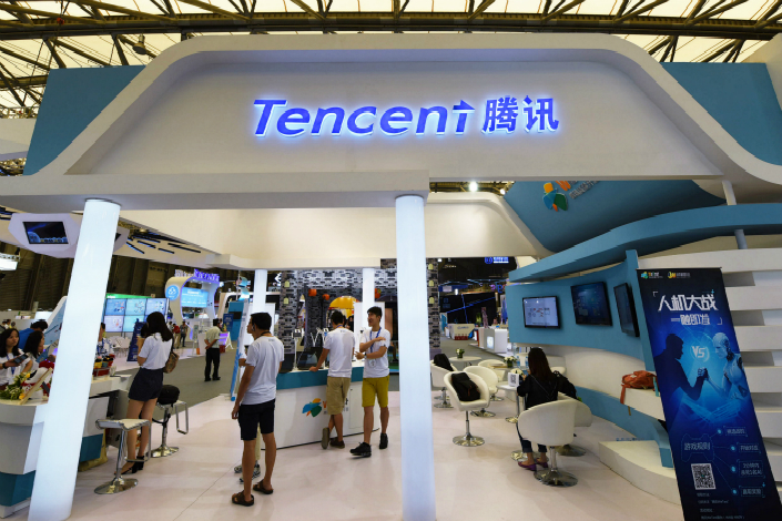 Tencent Holdings Ltd. reported its net profit for the three months that ended June 30 rose 70% from a year earlier to 18.23 billion yuan ($2.73 billion). Photo: IC