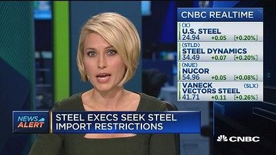美国钢铁业高管致信特朗普 请求限制钢铁进口