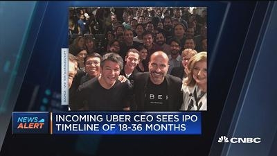 新任CEO预计Uber将于两至三年内上市