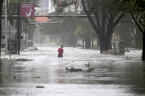 飓风重创美国佛州15万人逃难 气候变化为祸几何引美政坛论战