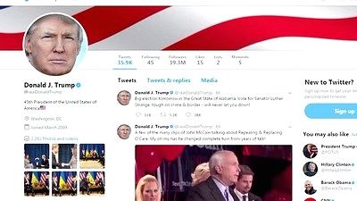 推特拒绝撤下特朗普假宣战书