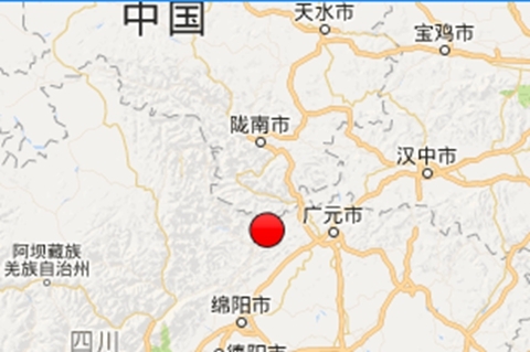四川广元市青川县发生5.4级地震