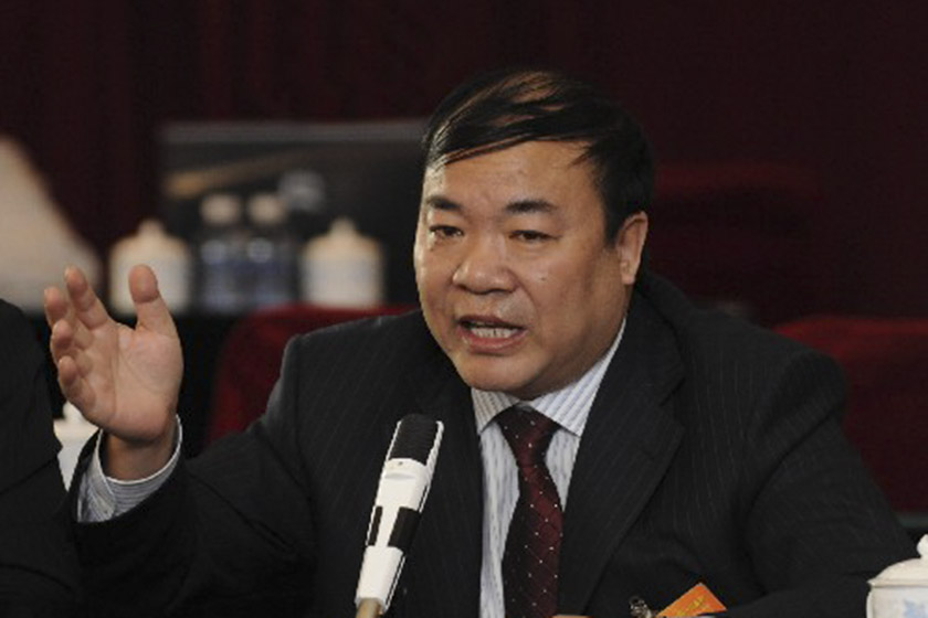 Guo Zhanchun, founder of fertilizer-maker Inner Mongolia Nailun Group Inc., has left some 1,200 retail investors in Nailun’s bonds with dim hopes of recovering their investment. The seven-year 800 million yuan ($120 million) note issued in 2011 was the first exchange-traded bond to default on China’s bond market. Photo: Xinhua