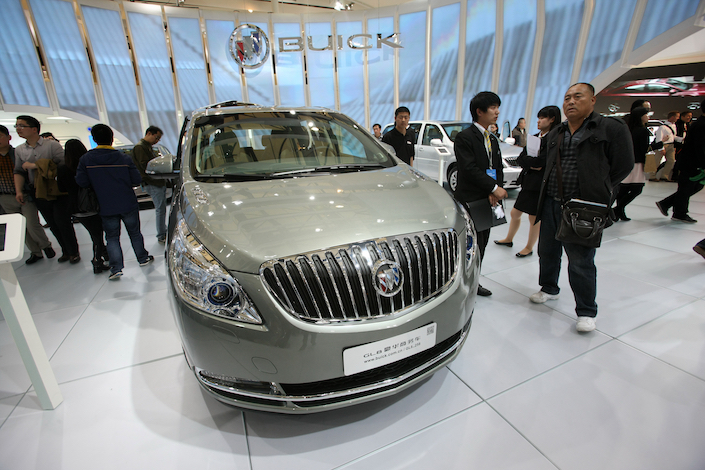 GM’s corporate consolidation reflects the importance of the U.S. automaker’s operations in China, where its growth is being fueled by a new generation of upwardly mobile Chinese eager to embrace the driver lifestyle. Above, a Buick GL8 sits on display at an auto show in Shanghai. Photo: IC