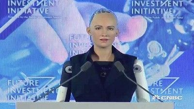 CNBC主持人与机器人对话：人类与机器人能否和睦相处