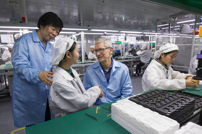 Apple Polishes Corporate Citizen Image With Factory Visit Caixin