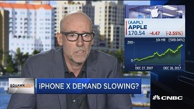 分析人士：iPhone X或需求不足 苹果供应商股价应声下跌