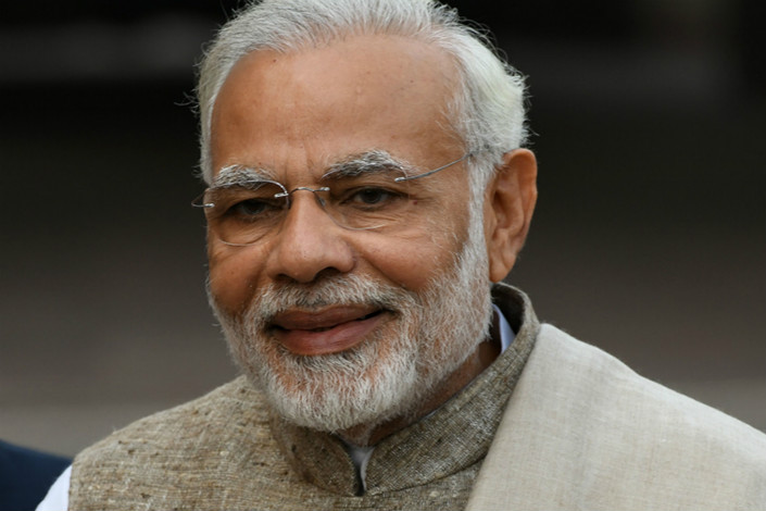 Indian Prime Minister Narendra Modi, who is the first Indian prime minister to attend the World Economic Forum in two decades, will deliver the opening speech on Tuesday. Photo: Visual China