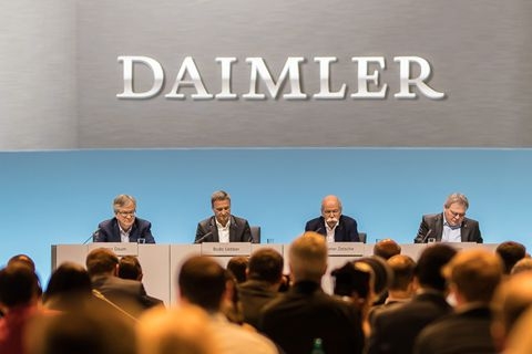 戴姆勒盈利超千亿人民币 预计2018年利润持平