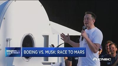 马斯克的SpaceX与波音展开登陆火星赛跑