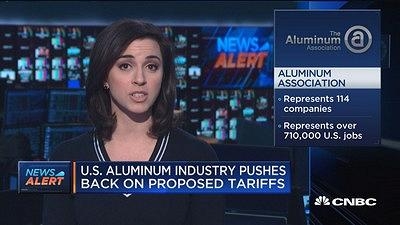 美国铝企业集体上书特朗普 称提高铝关税弊大于利