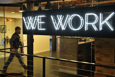 WeWork has been expanding its presence vigorously in the increasingly competitive China market. Photo:VCG