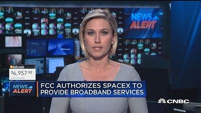 美监管机构批准SpaceX提供卫星宽带服务 