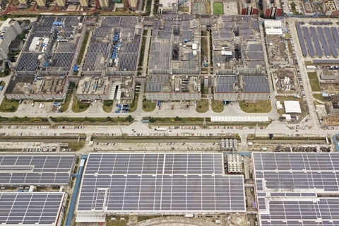 CATL became the world’s largest electric car battery-maker last year. Above: the company’s headquarters in Ningde, Fujian province. Photo: VCG