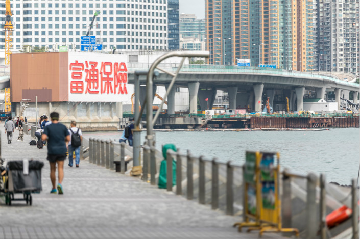 Financial firm Tongchuangjiuding Investment Management Group Co. Ltd. is considering selling its stake in FTLife because the Hong Kong regulator has questioned whether Jiuding is eligible to own 100% of the Hong Kong insurer. Photo: VCG